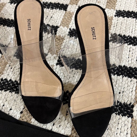 Brand NEW! SCHUTZ Black Ariella Heels SZ 6 - Picture 4 of 10